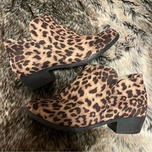 Cloudwalkers Leopard Print Booties